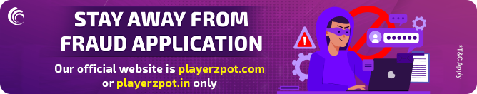 PlayerzPot official website fraud warning banner